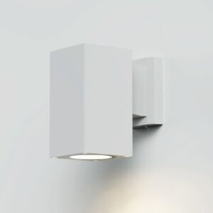 it-Lighting Elarbee E27 Outdoor Wall Lamp with Up or Down light in White (80203824) 