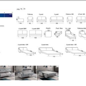 Καναπές κρεβάτι Pop Ιταλίας 